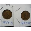 Image 2 : 1955 DS Wheat Cents