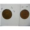 Image 3 : (2) 1918 Wheat Cents