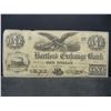 Image 1 : 1858 Hartford Exchange Bank One Dollar Note