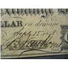 Image 2 : 1858 Hartford Exchange Bank One Dollar Note