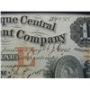 Image 2 : 1858 The Dubuque Central Improvement Company One Dollar Note