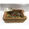 Image 2 : 188 - Vintage Wooden Ammo Box Full Of Misc Shells 