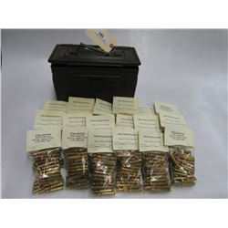 191 - Metal Ammo Box Full Of .223 555p Grain Ammo