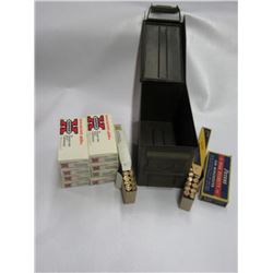 195 - Metal Ammo Box Full Of 348 Win Ammo