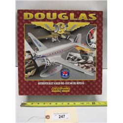 247 - Douglas Dc-3 Authentically Scaled Die Cast Metal