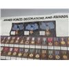 Image 4 : 255 - Armed Forces Decorations And Awards Poster W/
