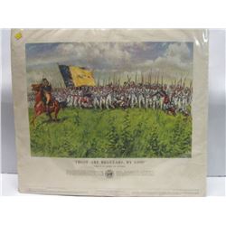 256 - Set Of 4 Unframed Department Of The Army Posters