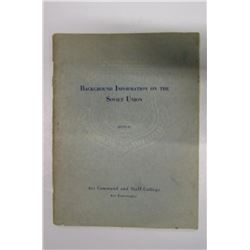 266 - Background Information On The Soviet Union Book