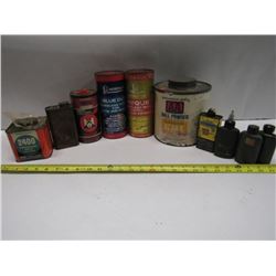 285 - 10 Pcs Vintage Gun Oils  Powders