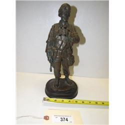374 - Resin Military Soldier Sculpture