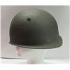 Image 1 : 387 - Vintage Army Helmet Metal Military Battle Green