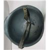 Image 6 : 411 - WWII Era Steel Pot Helmet W/ Chinstrap