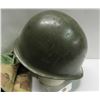 Image 7 : 437 - Metal Combat Helmet With Camoflauge Cover