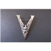 Image 1 : 595 - WWII Victory Pin, Sterling Silver
