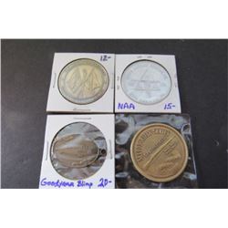 597 - (4) Collector Medallions