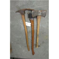 716 - 3pc Axes