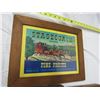 Image 1 : 725 - 3pc Wooden Framed Wall Art