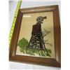 Image 3 : 726 - 3 Piece Set Of Framed Windmill Paintings