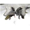 Image 3 : 737 - 2pc Cast Iron Pig Coin Banks