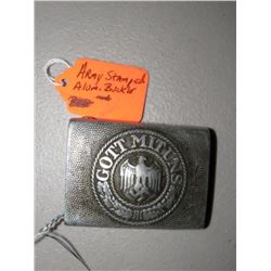 758 - Army Stamped Aluminum Buckle