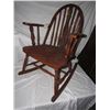 Image 1 : 801 - Mismatched Oak Windsor Rocking Chair  Kitchen