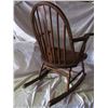 Image 2 : 801 - Mismatched Oak Windsor Rocking Chair  Kitchen