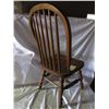 Image 4 : 801 - Mismatched Oak Windsor Rocking Chair  Kitchen
