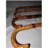 Image 9 : 803 - Exquisitely Inlaid Wooden Walking Canes W/ Rack