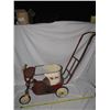 Image 4 : 804 - Antique Metal Baby Stroller