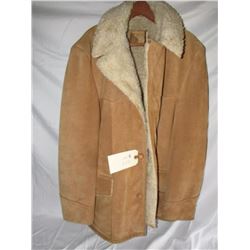 812A - Vintage Leather  Suede Men's Jackets