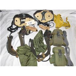 824 - Group Lot Of Vintage Military Memorabilia