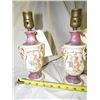 Image 1 : 843 - 2pc Vintage Glass Lamps