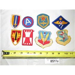 851 - Group Of 8 Military  Misc Patches