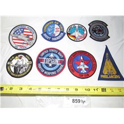 859 - Group Of 8 Military  Misc Patches