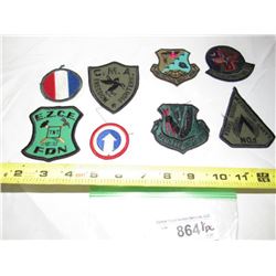 864 - Group Of 8 Military  Misc Patches