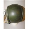 Image 4 : 317 - WWII Leather Tanker Helmet Marked M T