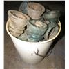 Image 1 : 729 - Bucket Of Glass Insulators