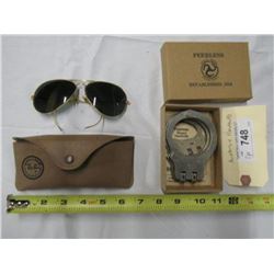 748 - Authentic Vintage Ray Ban Aviators 