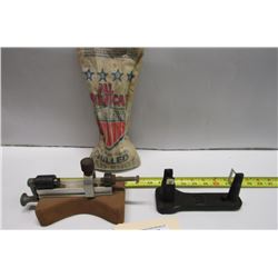 277 - 2 Vintage Gun Stands W/ All American Lead Shot