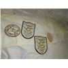 Image 4 : 870 - Group Of 4 Military  Misc Patches W/ Silk Scarf