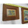 Image 2 : 725 - 3pc Wooden Framed Wall Art