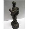 Image 3 : 374 - Resin Military Soldier Sculpture