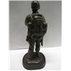 Image 6 : 374 - Resin Military Soldier Sculpture