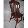 Image 4 : 800 - Pair Of Oak Spindle Back Kitchen Chairs