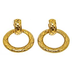 Chanel Vintage Clip On Earrings