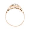 Image 3 : Gold / Diamond Filigree Ring (Size 6 1/2)
