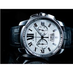 Cartier Steel - Leather Watch