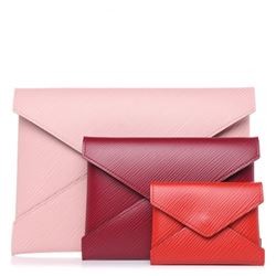 Louis Vuitton Leather Pochette Set