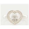 Image 1 : Chopard Floating Heart Diamond Ring