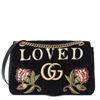 Image 1 : Gucci Velvet Shoulder Bag